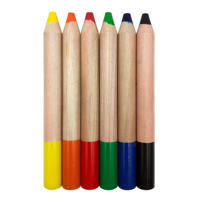 Eco-Kids Jumbo Watercolor Pencils - by Elseware Unplug