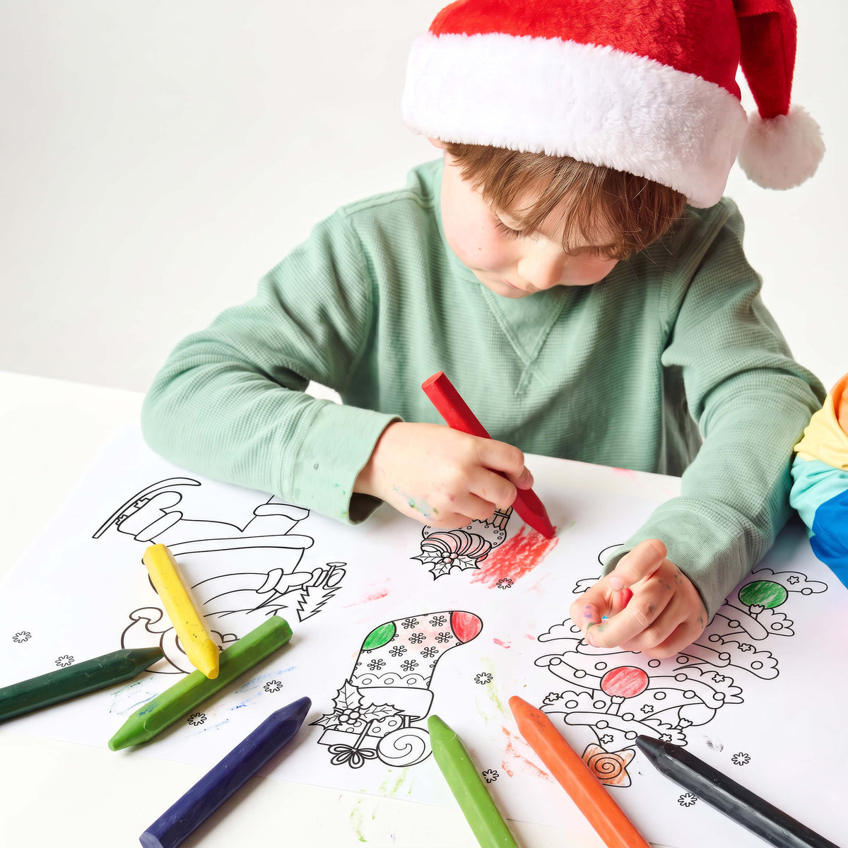 Christmas Coloring Scroll - 10ft | Holiday Stocking Stuffer