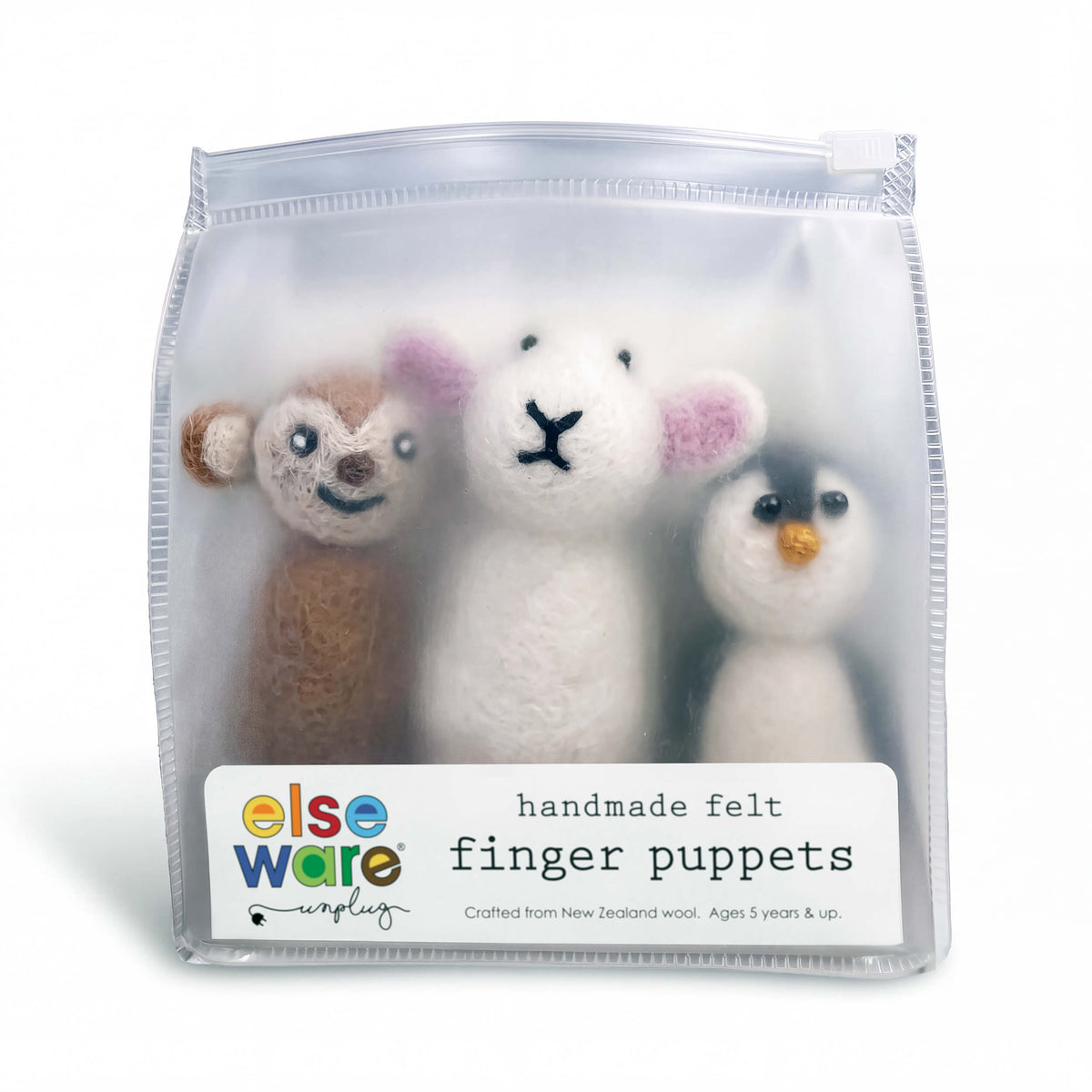 Finger Puppets - Felt, Handmade in Himalayan Mountains
