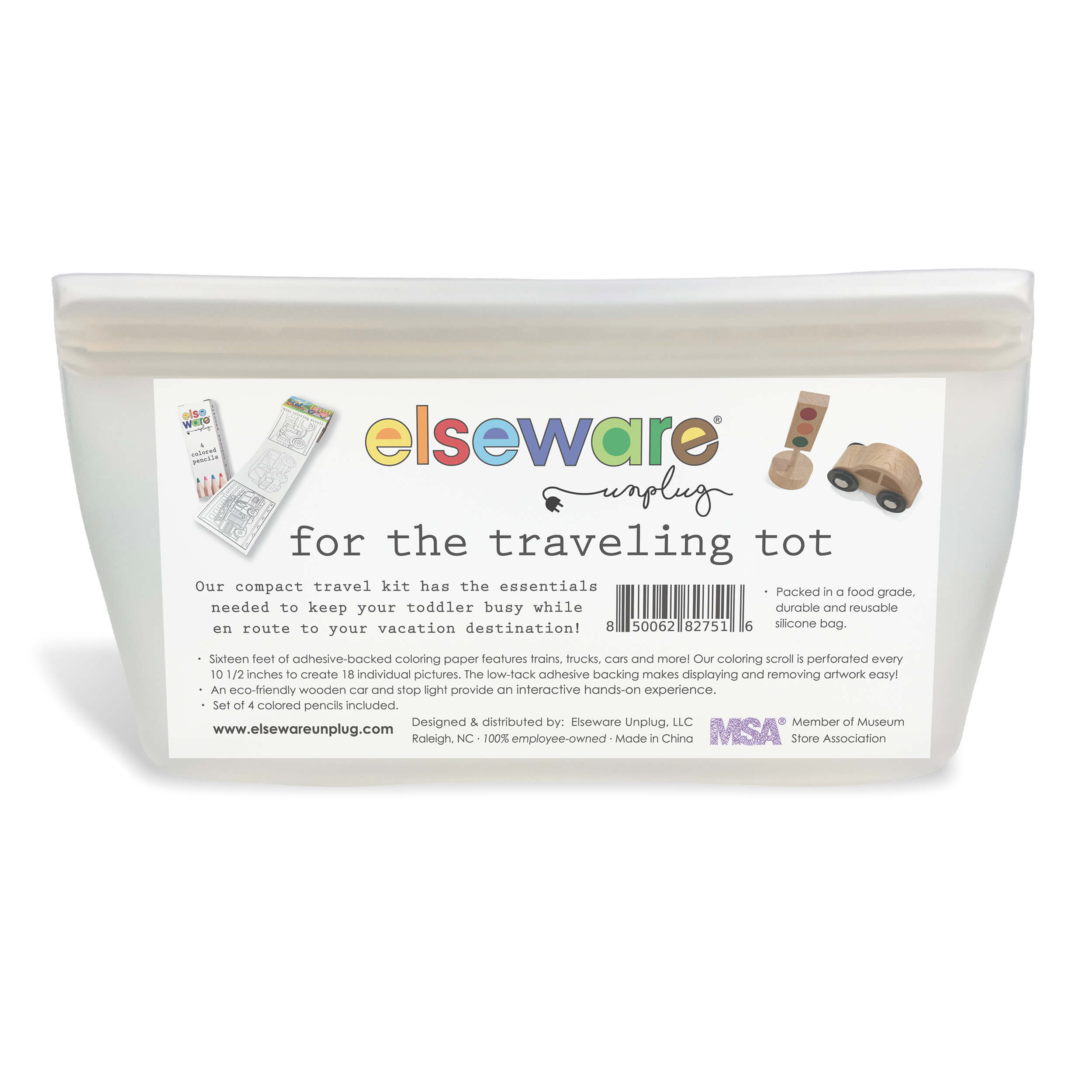 Traveling Tot Kit - Reusable Silicone Bag
