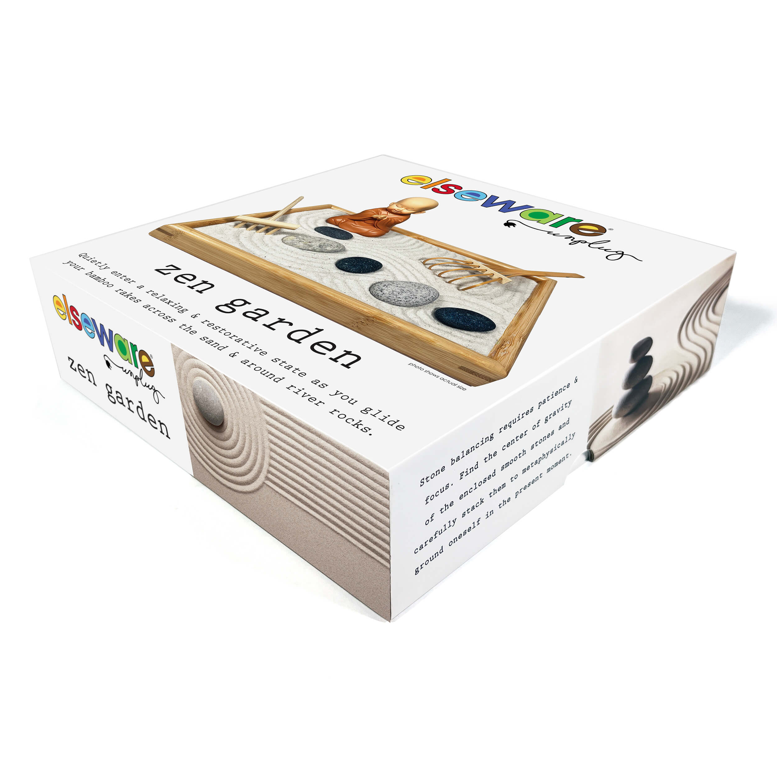 Box for a 'zen garden' product by elsewero on a white background