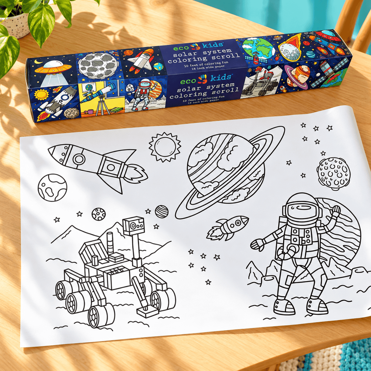 EK Solar Coloring Scroll – 10 ft – Adhesive Back