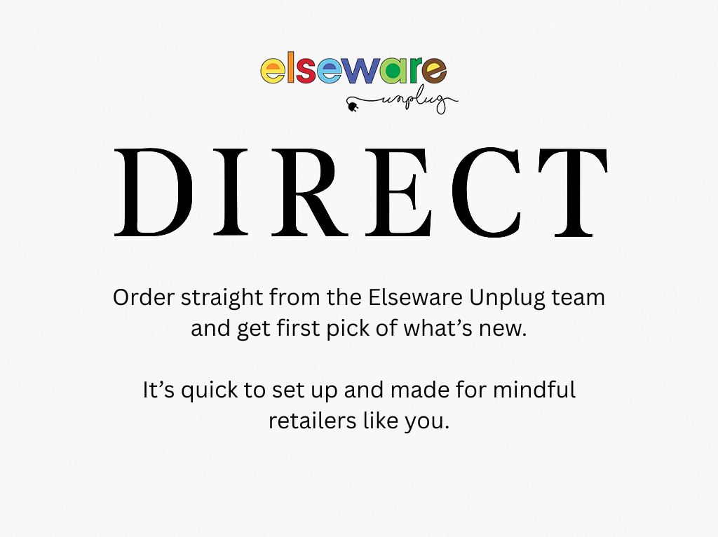 Advertisement for Elseware Unplug with text about ordering directly from the team and quick setup.