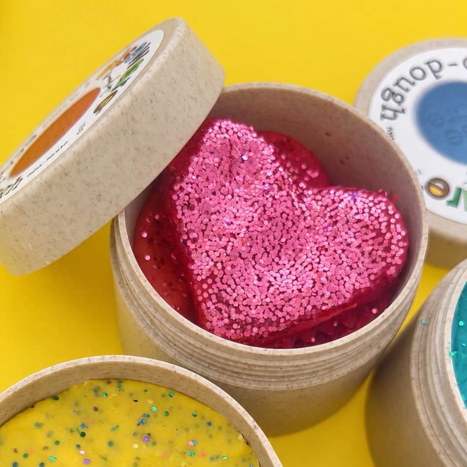 Plant-Based Glitter Singles - Biodegradable, Non-Toxic Craft Glitter for Kids