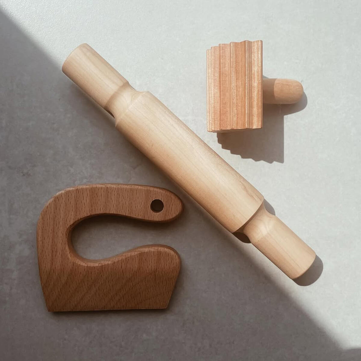 Eco-Dough Wood Tools Set