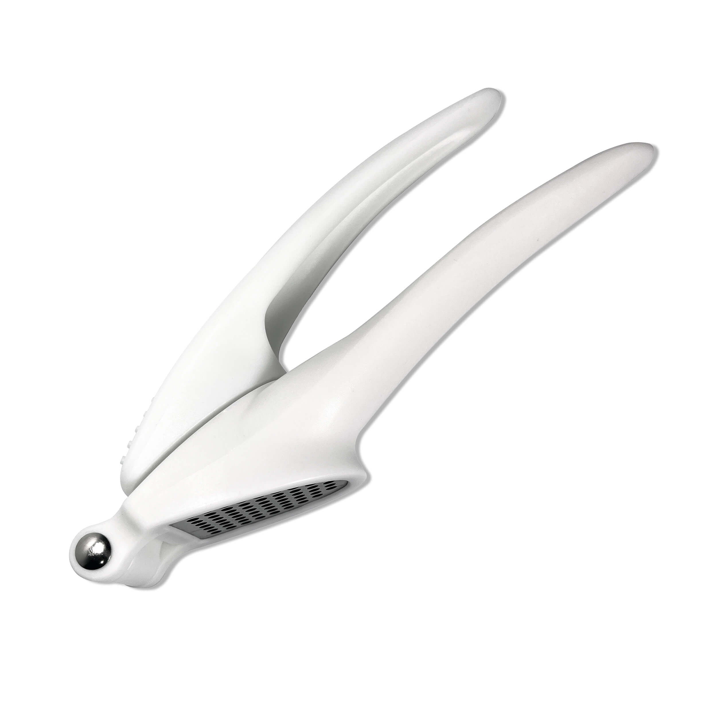 White eco-dough press on a white background