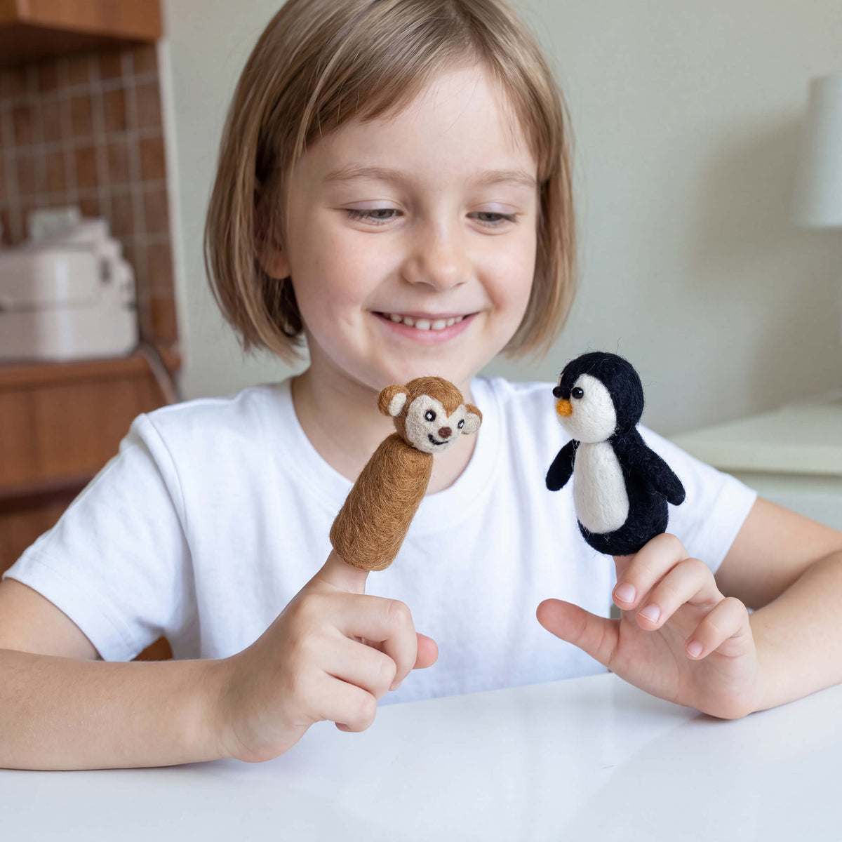 Finger Puppets - Felt, Handmade in Himalayan Mountains