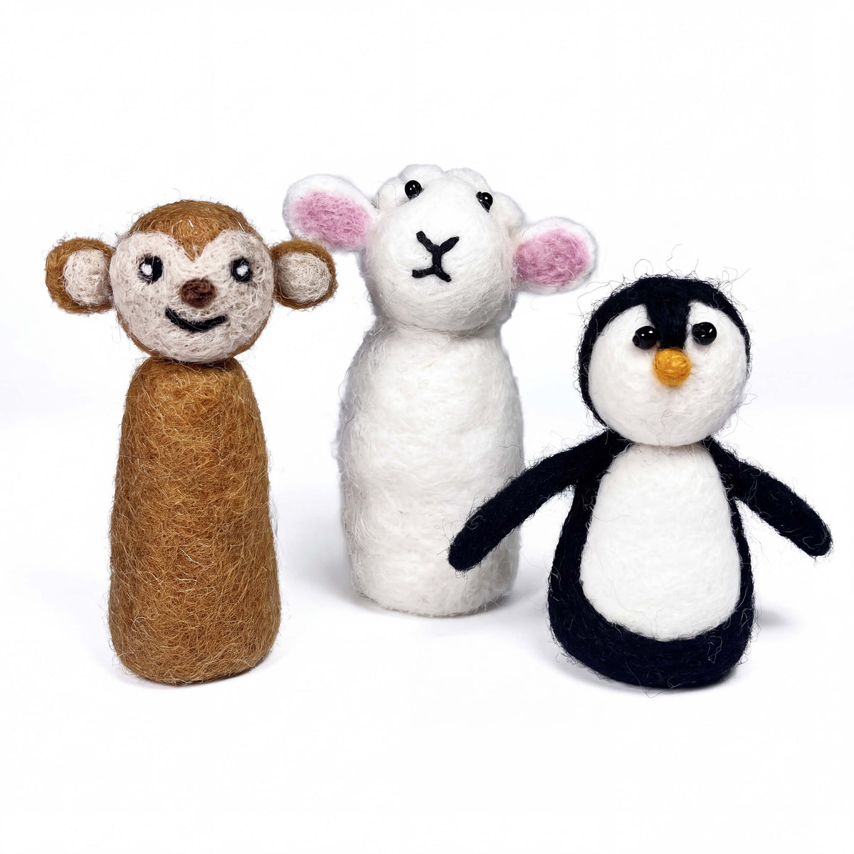 Finger Puppets - Felt, Handmade in Himalayan Mountains