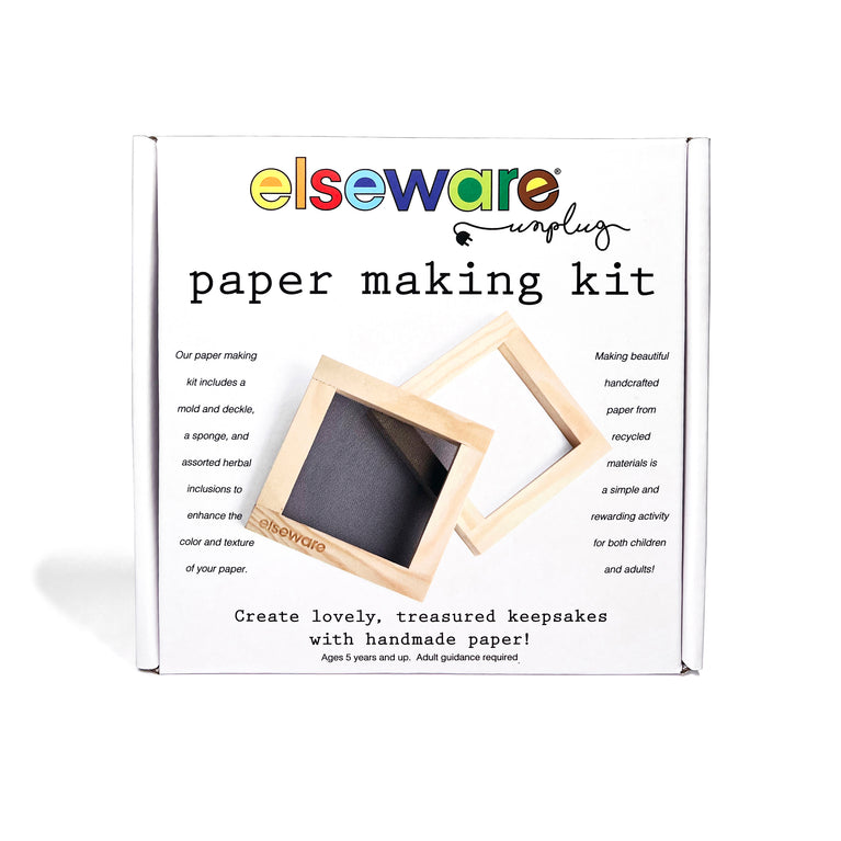Paper Making Kit DIY – Recycled Handmade Paper Craft – elseware unplug
