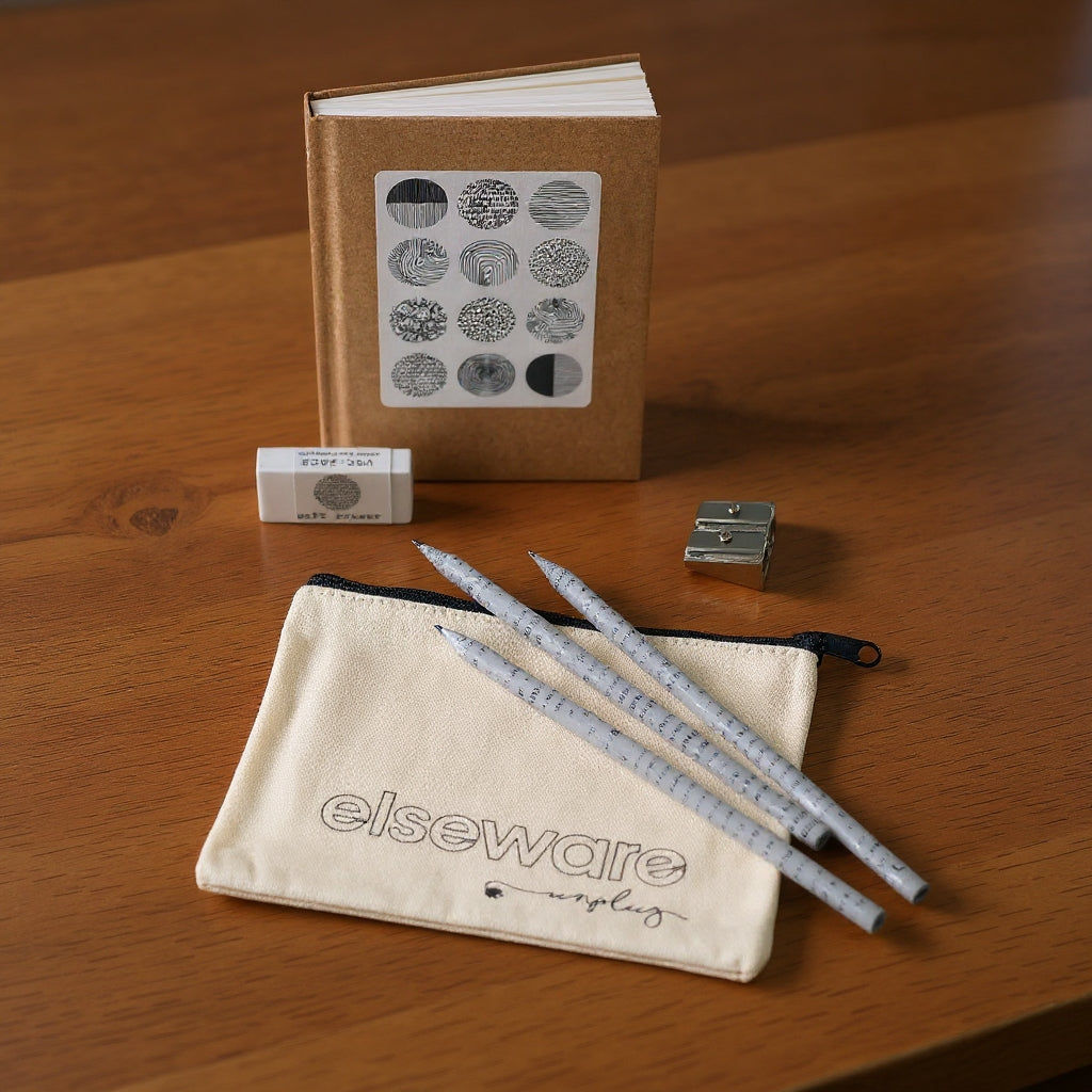 Sketchbook Art Kit - Doodle Set with Paper & Pencils – elseware unplug